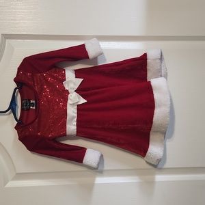 2t red holiday dress